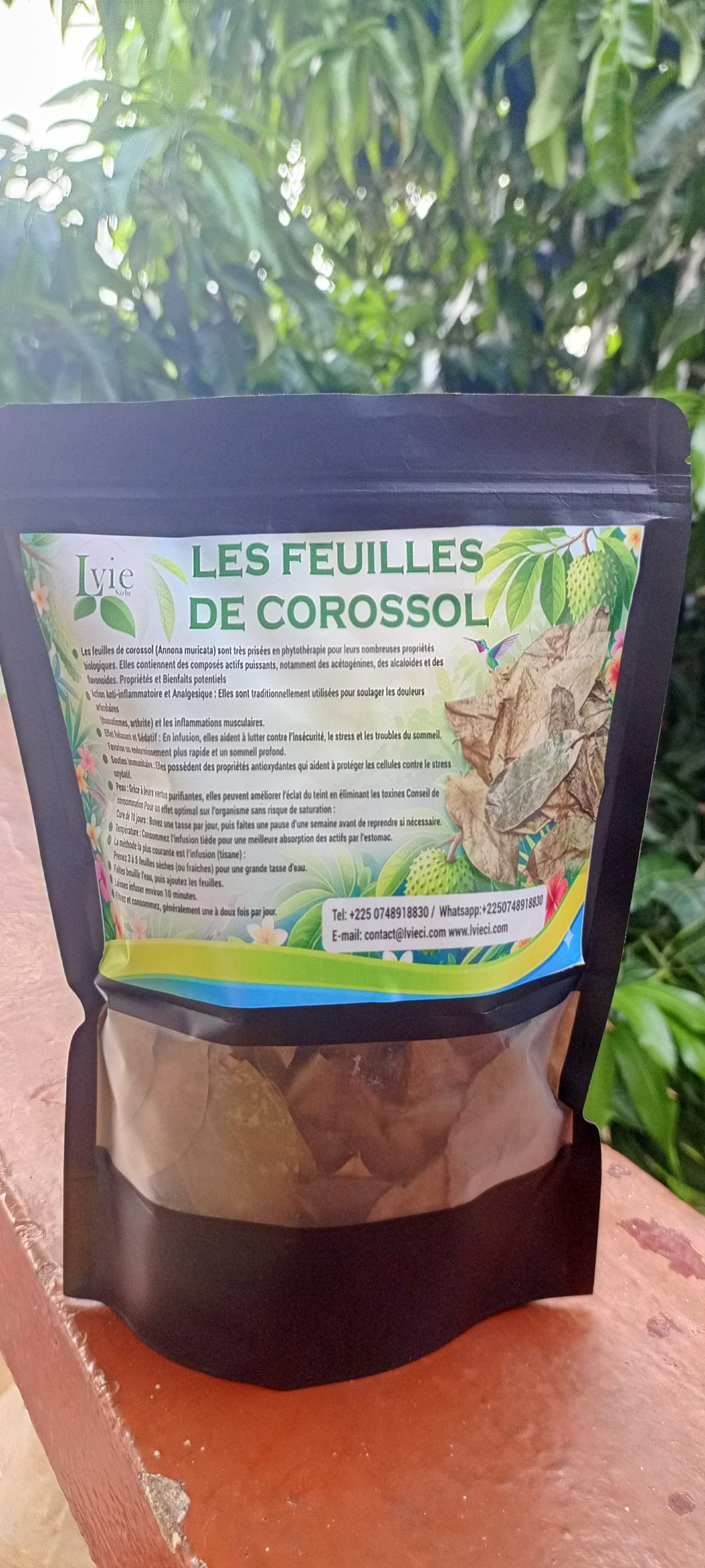Feuilles de Corossol 100% Bio nouvelle récolte 52g